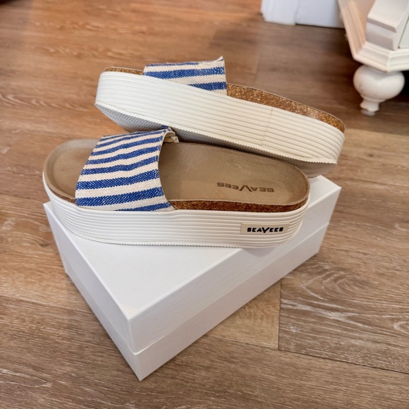 🆕 SeaVees Catalina Platform sandals / Size: 7 / NWOT - Picture 3 of 11